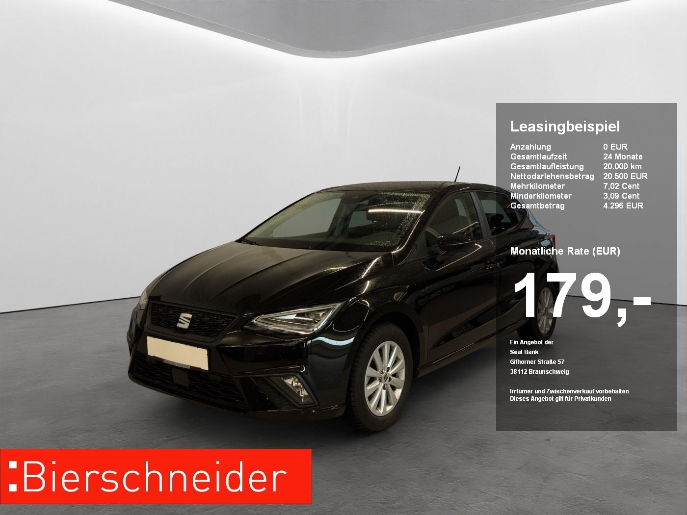 Seat Ibiza 1.0 TSI Style ab 179.-ohne Sonderzahlung L