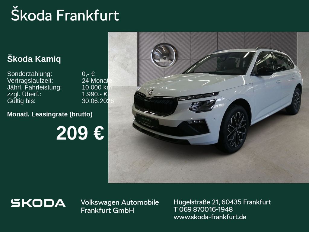 Skoda Kamiq Balance 1,5 TSI 110 kW 7-Gang-DSG zzgl. 1.