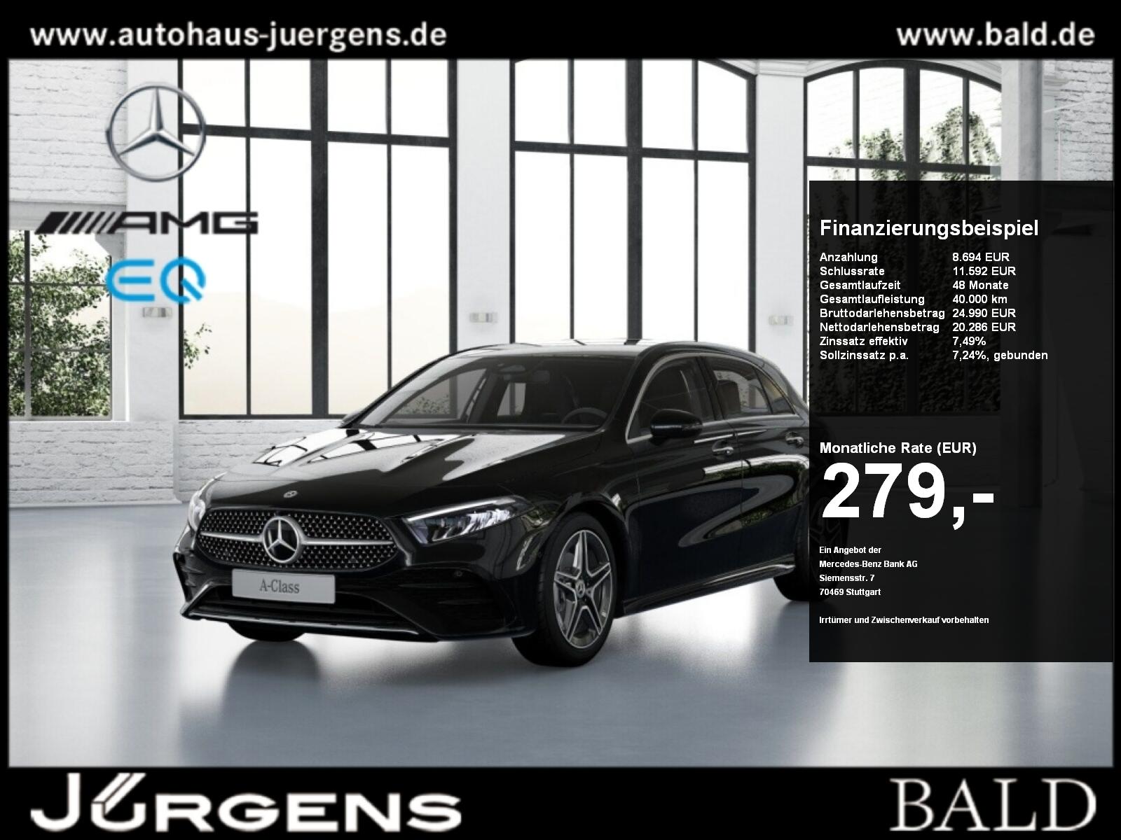Mercedes-Benz A 180 AMG-Sport/LED/Kamera/Keyl/Ambi/Shz/Winter