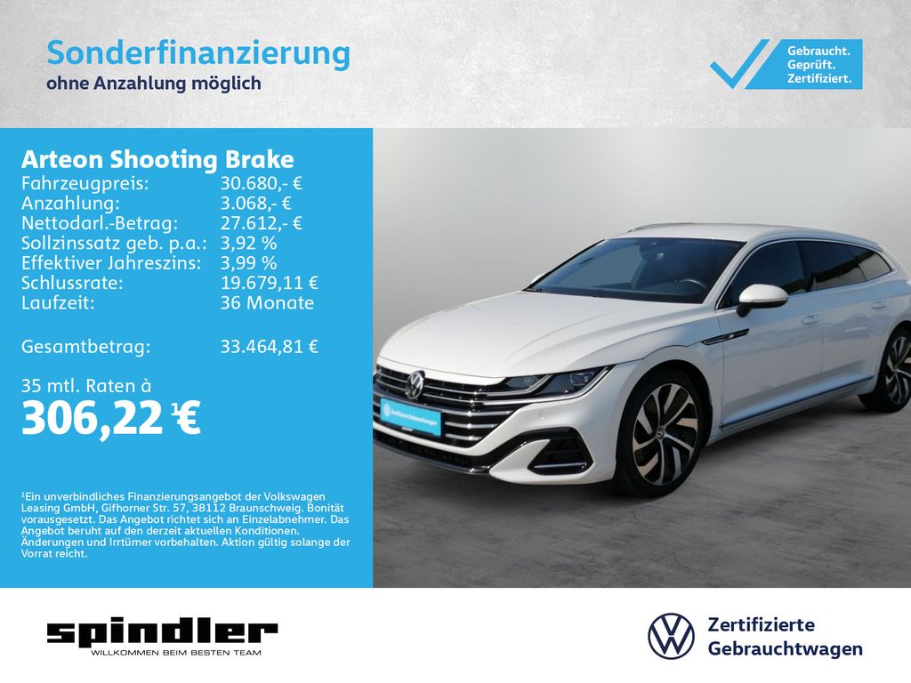 Arteon Shooting Brake R-Line 2.0 TDI DSG AHK 19"