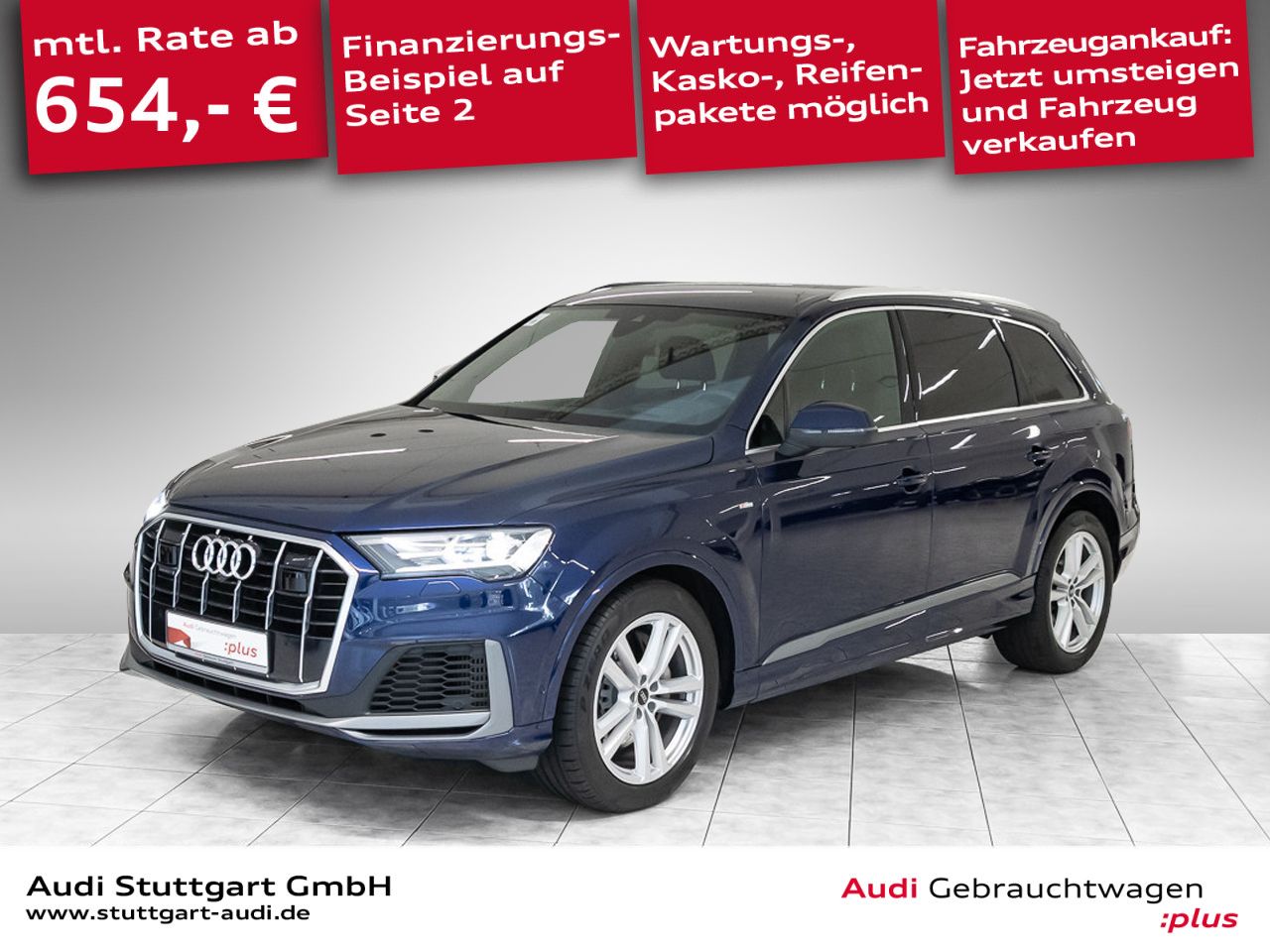 Audi Q7 55 TFSI quattro S line Keyless Head Up 20''