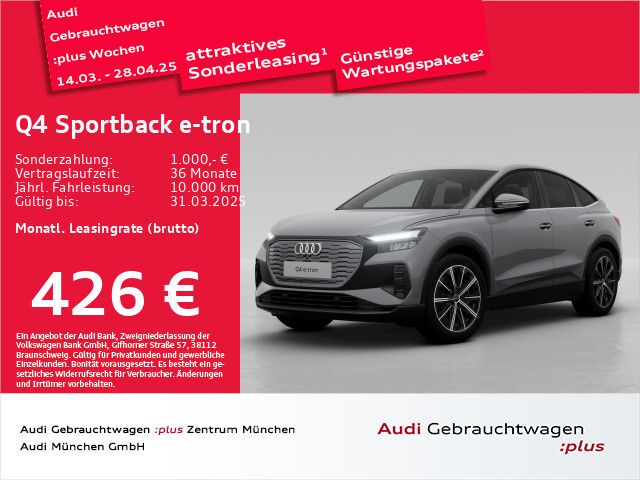 Audi Q4 Sportback e-tron 45 Navi+/20"Zoll/AHK/PDC+