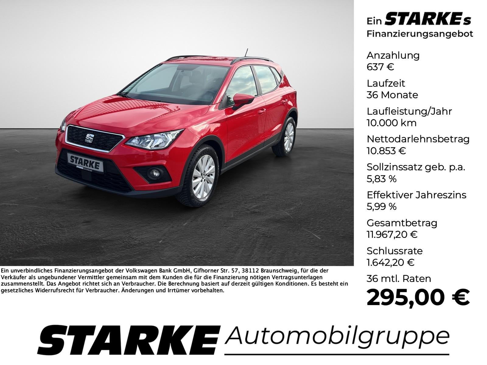Seat Arona 1.0 TSI Style  LM Klima