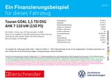 Volkswagen Touran GOAL 1,5 TSI DSG AHK 7 Sitze IQ Light - Volkswagen Touran Goal mit Benzin-Antrieb