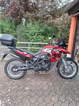 BMW F 650 GS Werkstieferlegung, flache Sitzbank - BMW 2007 F650GS
