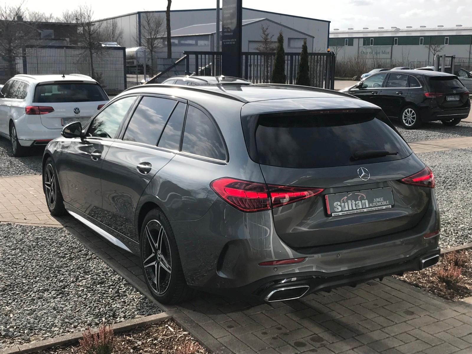 Mercedes-Benz C 220 T d 2x AMG Night Distr. AHK Kam Leder 18"