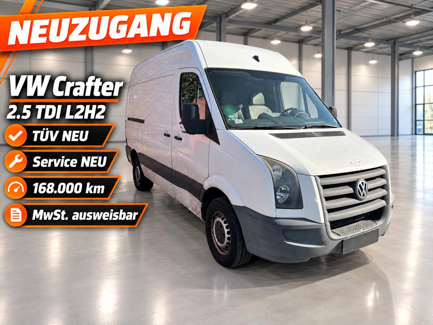 Volkswagen Crafter 2.5 CDI,L2H2,3S,MwSt,TÜV,Service