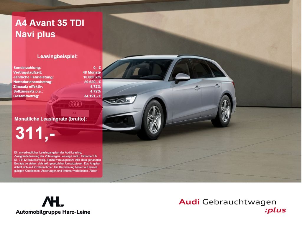 Audi A4 Avant 35 TDI Navi plus ACC AUT DynLicht LM