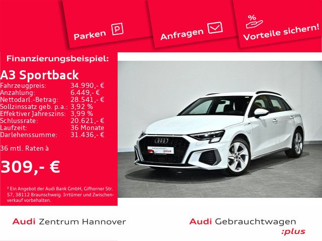 Audi A3 Sportback S line 40 TFSIe Matrix virtual ACC