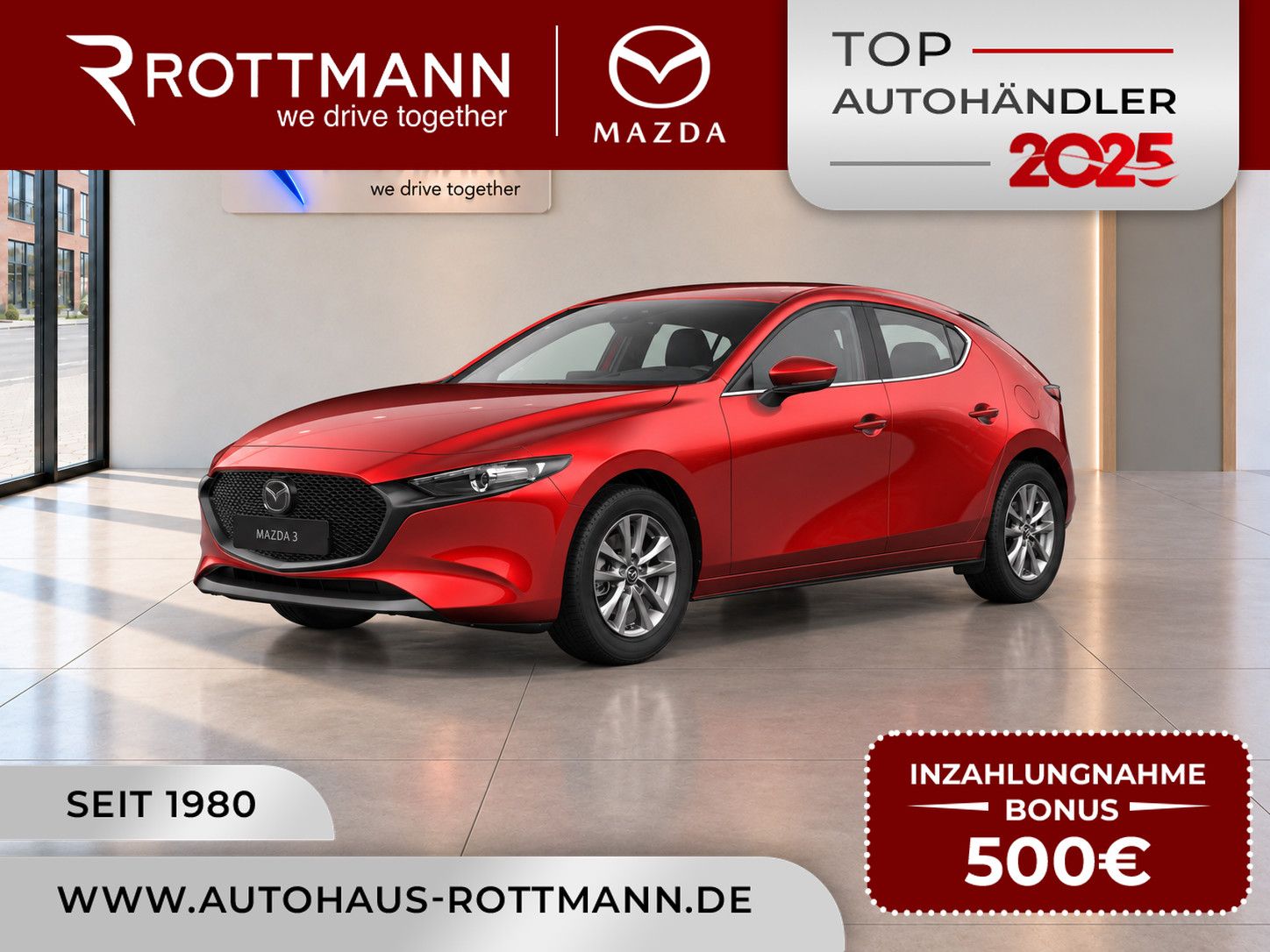 Mazda 3 2027 e-SKYACTIV G 140ps PRIME-Line NAV ACC HUD