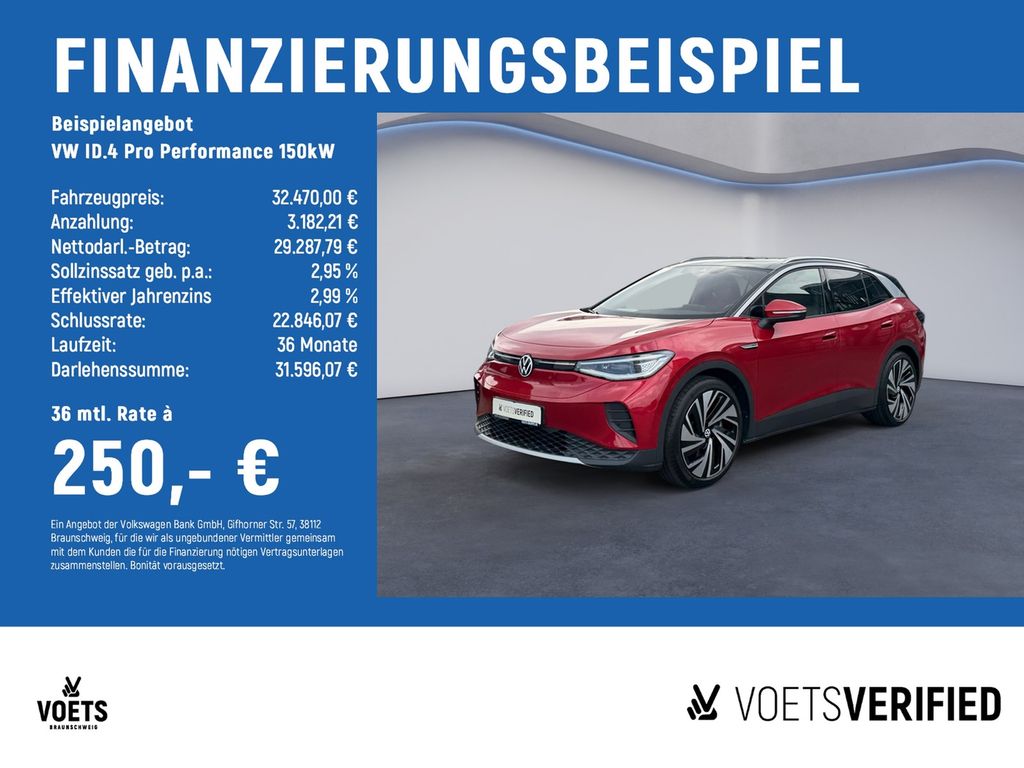 Volkswagen ID.4 Pro Performance 150kW MATRIX_LED+AreaView