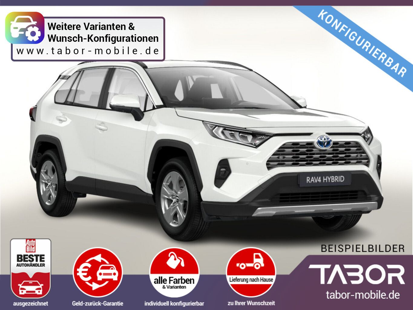 Toyota RAV4 2.5 Hybrid 218 CVT LED Nav DigCo Kam PDC
