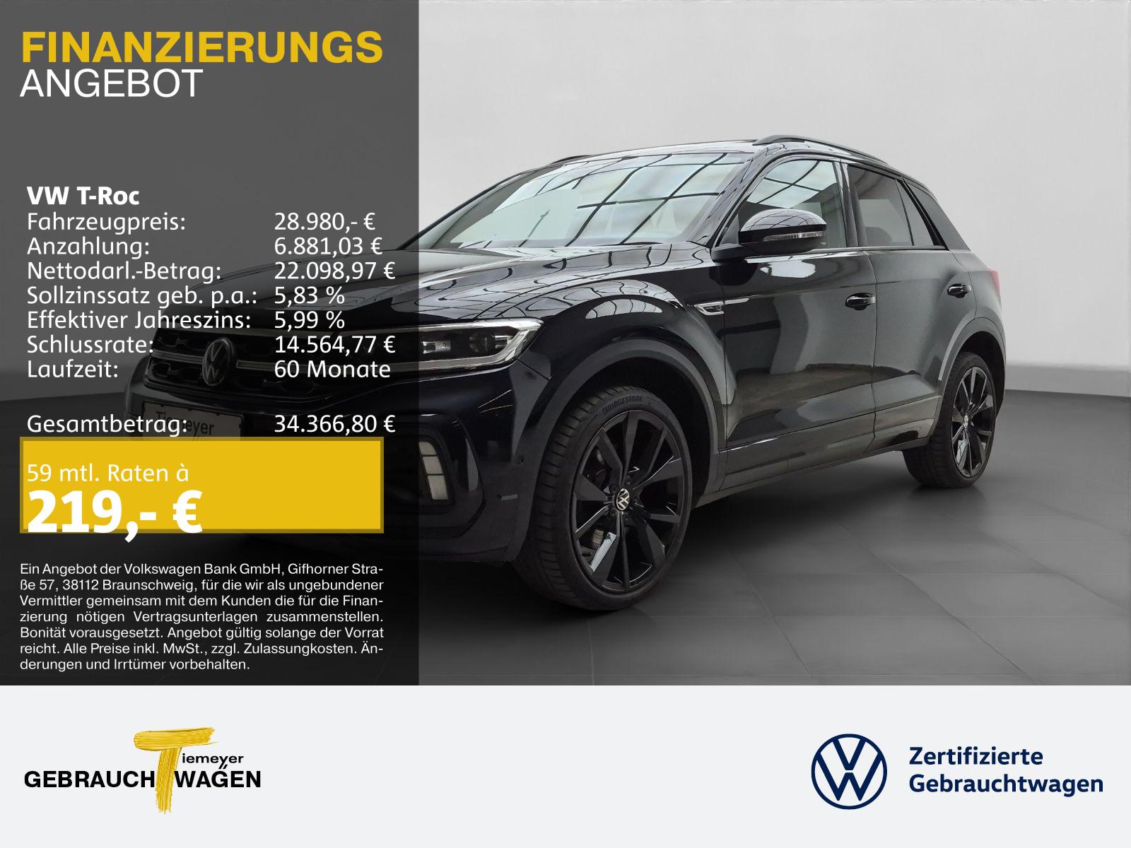 Volkswagen T-Roc 2.0 TSI DSG 4M R-LINE MATRIX AHK PANO ST.H