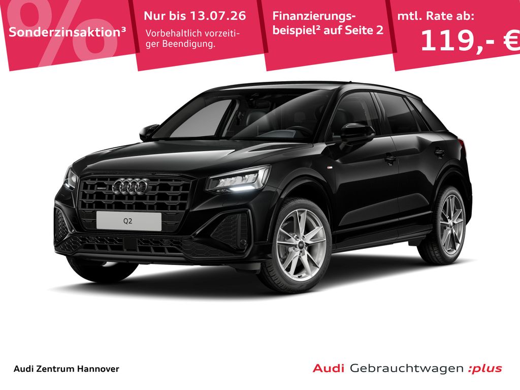 Audi Q2 S line 40 TFSI quattro Kamera AHK Navi LED vi