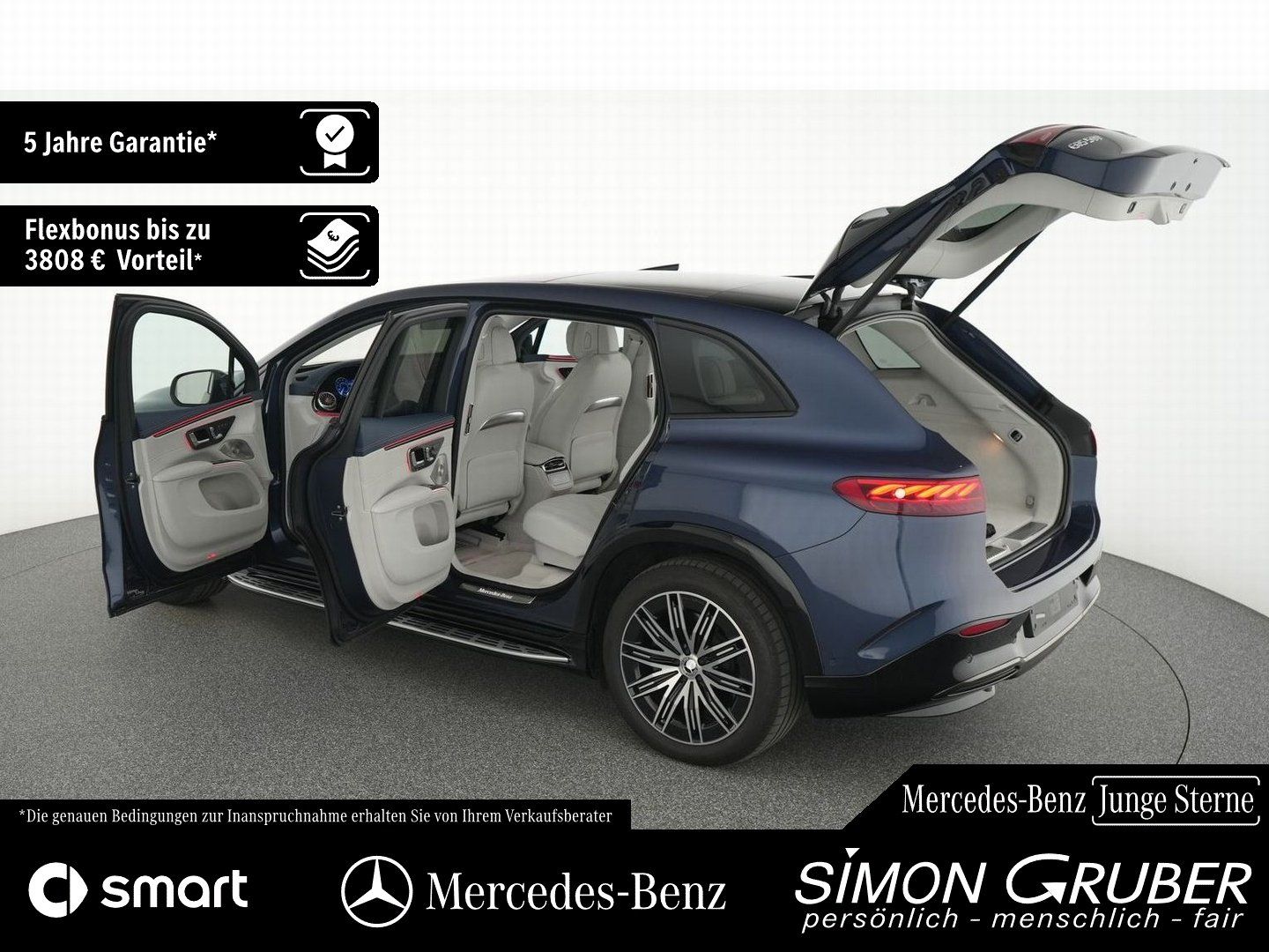 Fahrzeugabbildung Mercedes-Benz EQS 500 4M SUV AMG Massage Sitzklima Hyper AHK