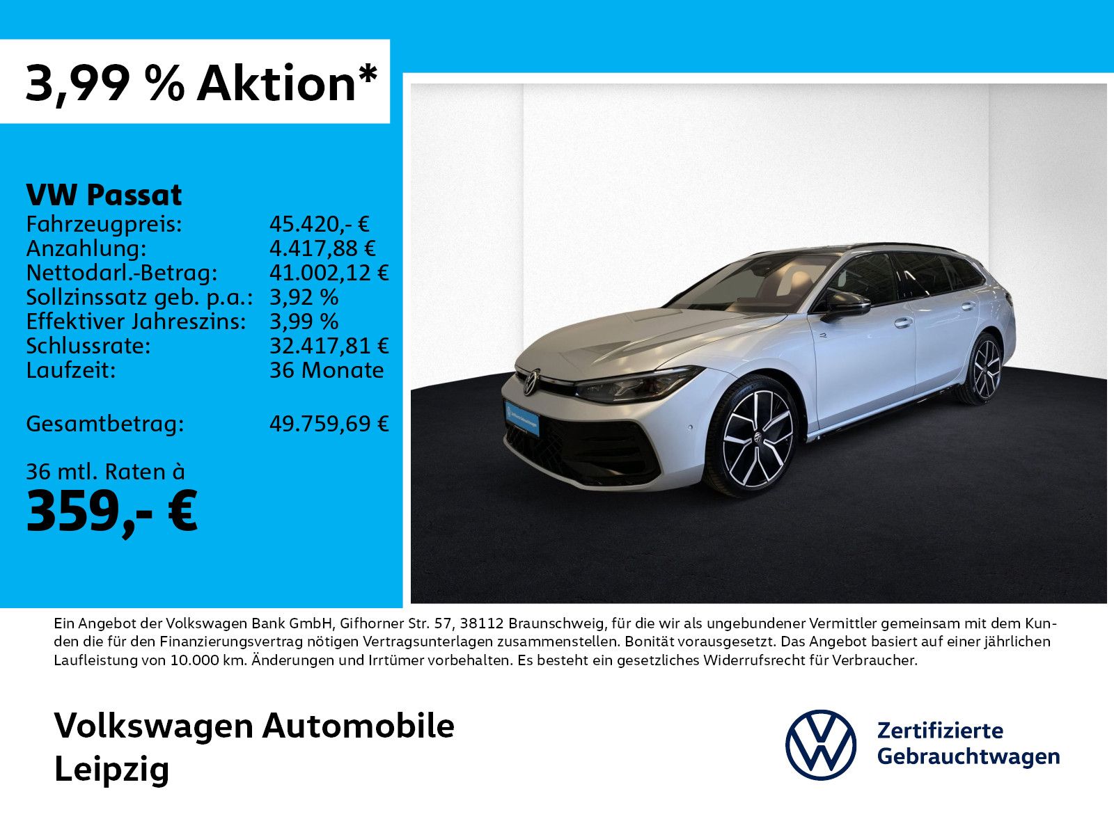 VW Passat 2.0 TDI R-Line 4M *AHK*DCC*Standhzg.*360°