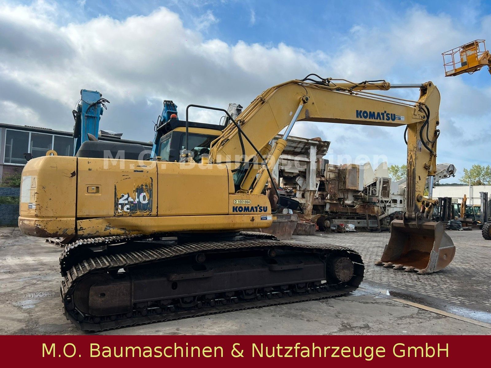 Fahrzeugabbildung Komatsu PC 240 LC-7K /Hammerleitung/ Neue Ketten