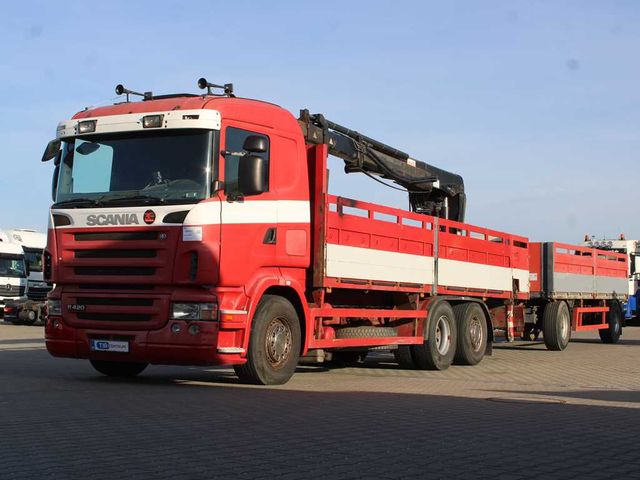 Scania R380,EURO 3,6X2,LIFTING AXLE,HIAB 166K + KOGEL 