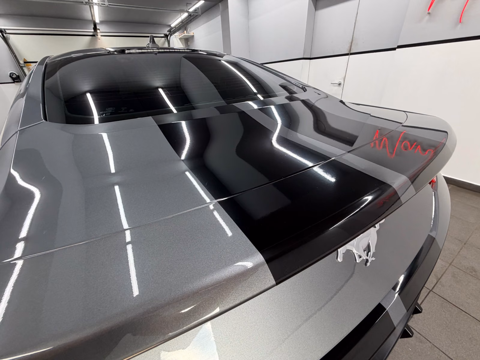 Ford Mustang Eco 2.3 Carbonized Grey/Duplex AGA/Perfo, миниатюра 6
