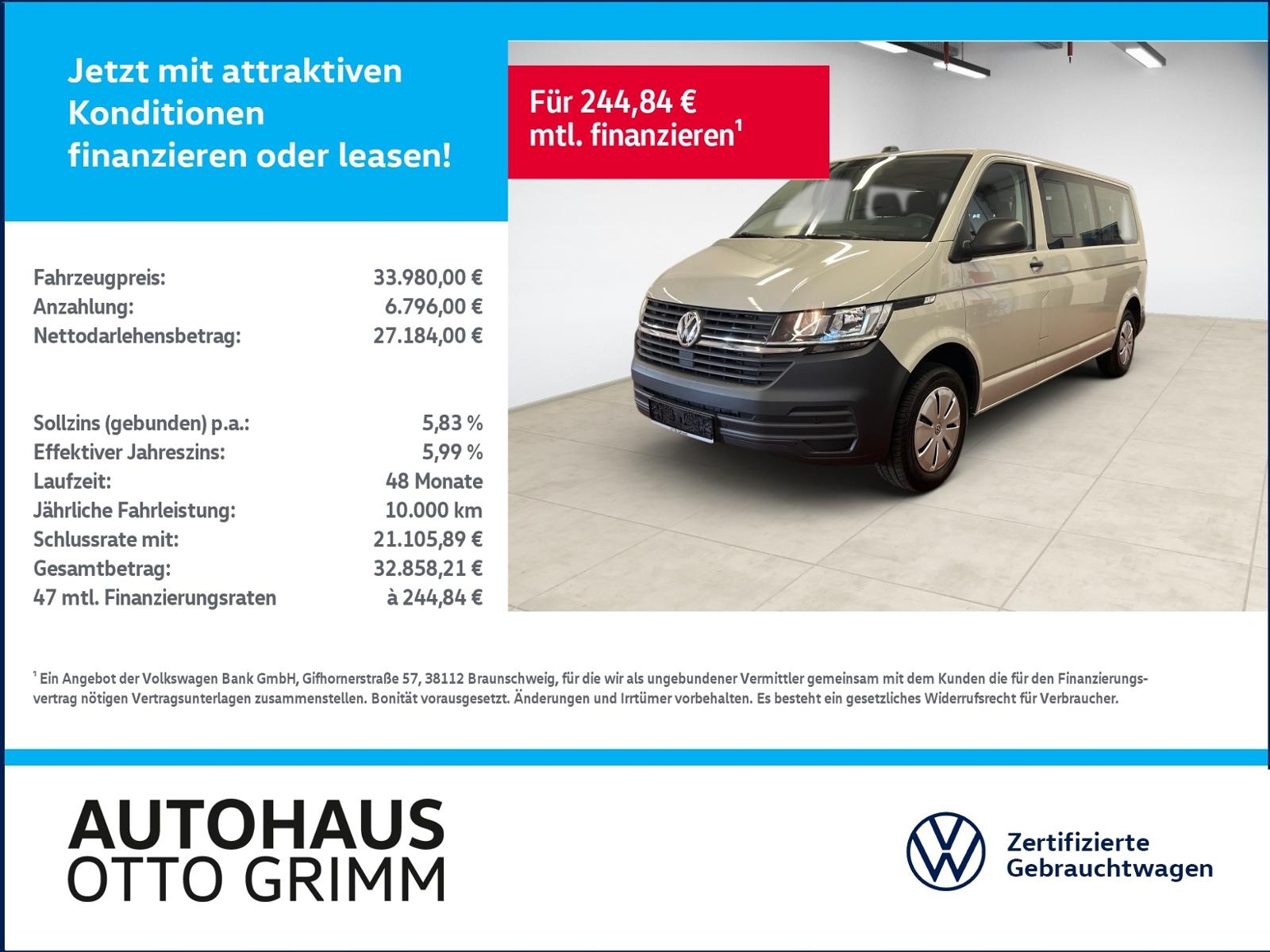 Volkswagen T6.1 Kombi lang FWD DSG SHZ