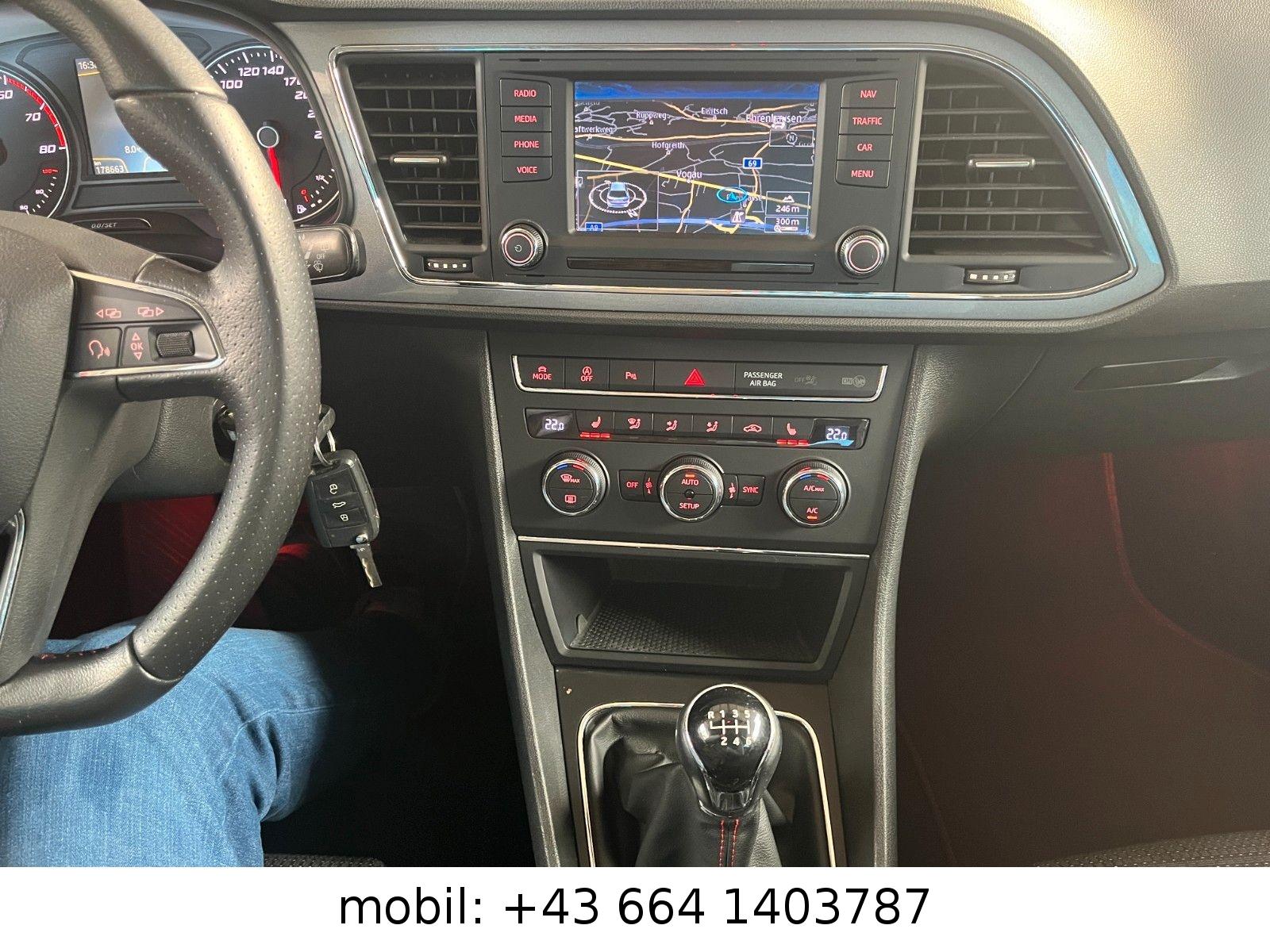 Seat Leon 2015 — engine 1.395 cm³, 125 HP (92kW)
