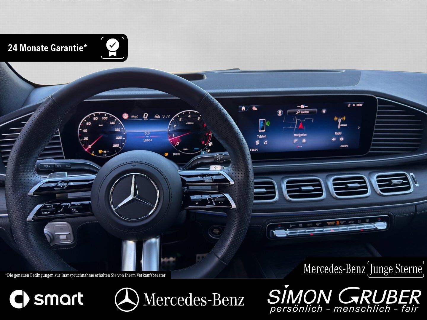 Fahrzeugabbildung Mercedes-Benz GLE 450 4M AMG Night Pano Standhzg Burm Airmatic