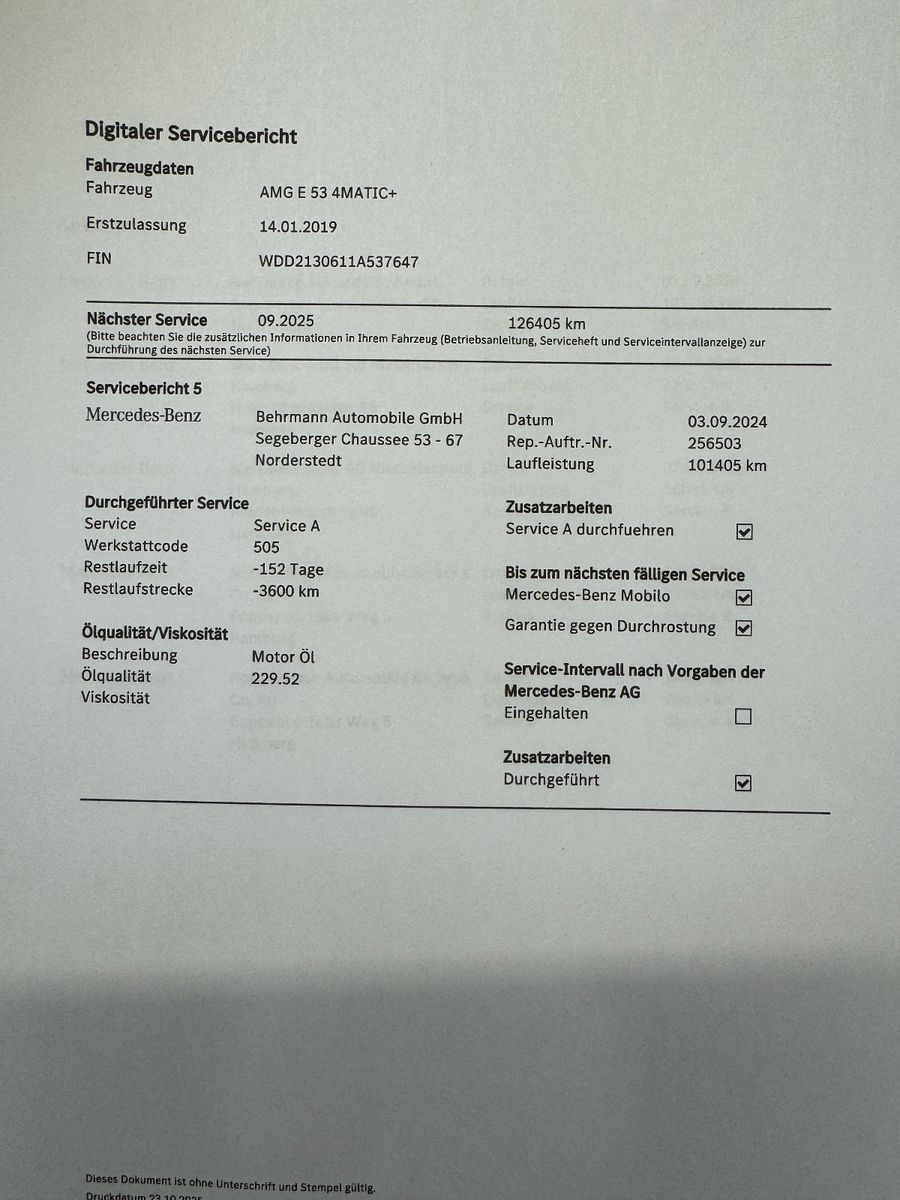 Fahrzeugabbildung Mercedes-Benz E 53 AMG 4Matic+ MBUX MEMORY AIRMATIC SD 360 DIS