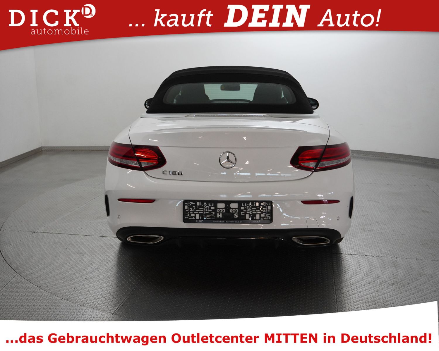 Fahrzeugabbildung Mercedes-Benz C 180 Cabrio 9G 2X AMG AIRSC+KAM+LED+ACC+NAV+SHZ