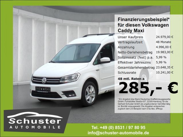 Volkswagen Caddy Maxi 7-Sitzer 2.0TDI*DSG AHK Navi Temp SHZ