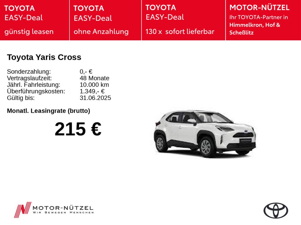 Toyota Yaris Cross Comfort - PRIVATKUNDENANGEBOT