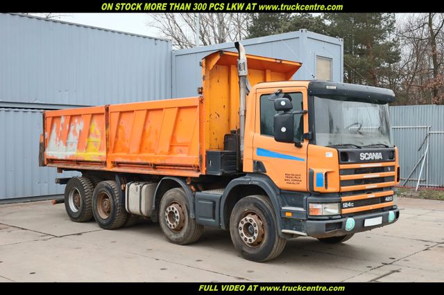 Scania P 124C, 8x4, THREE SIDED- TIPPER