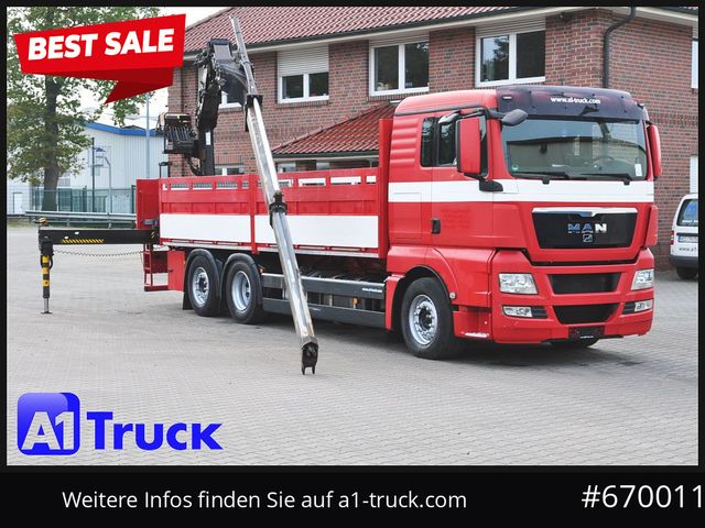 MAN TGX 26.400, Hiab Kran, Lenk-Liftachse, 