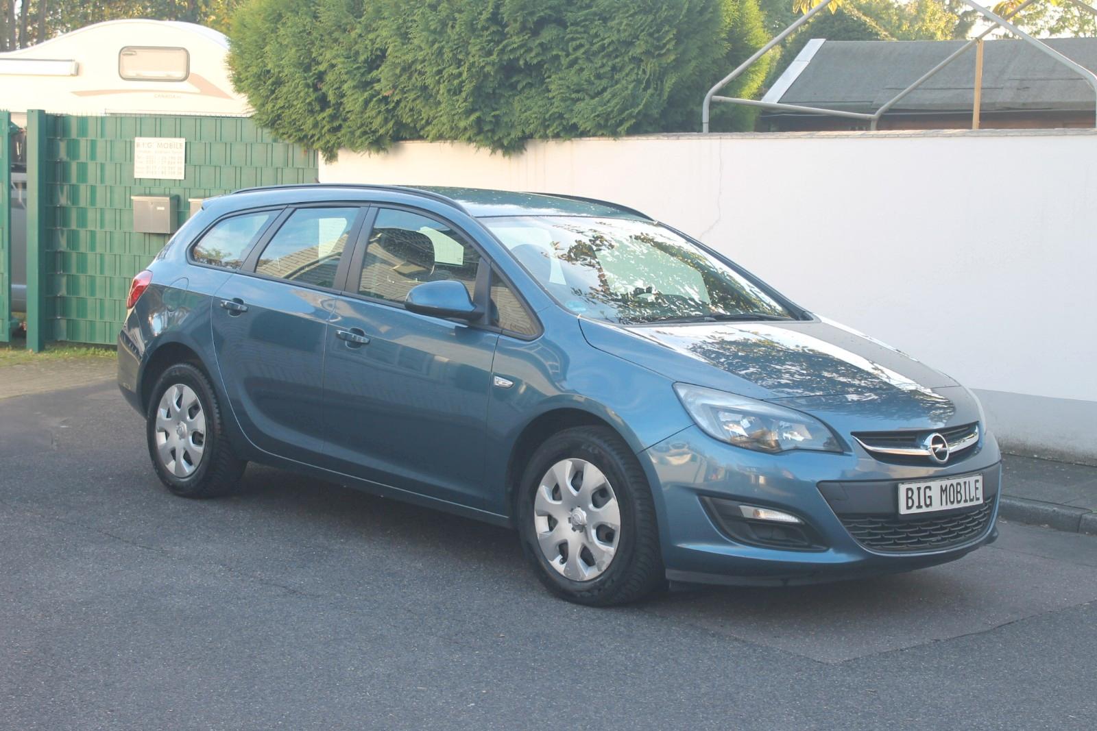 Opel Astra 2014 — engine 1.598 cm³, 110 HP (81kW)