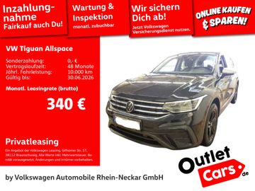 Volkswagen Leasingangebot: Volkswagen Tiguan Allspace 2.0 TSI Life DSG 4Motion AHK Nav