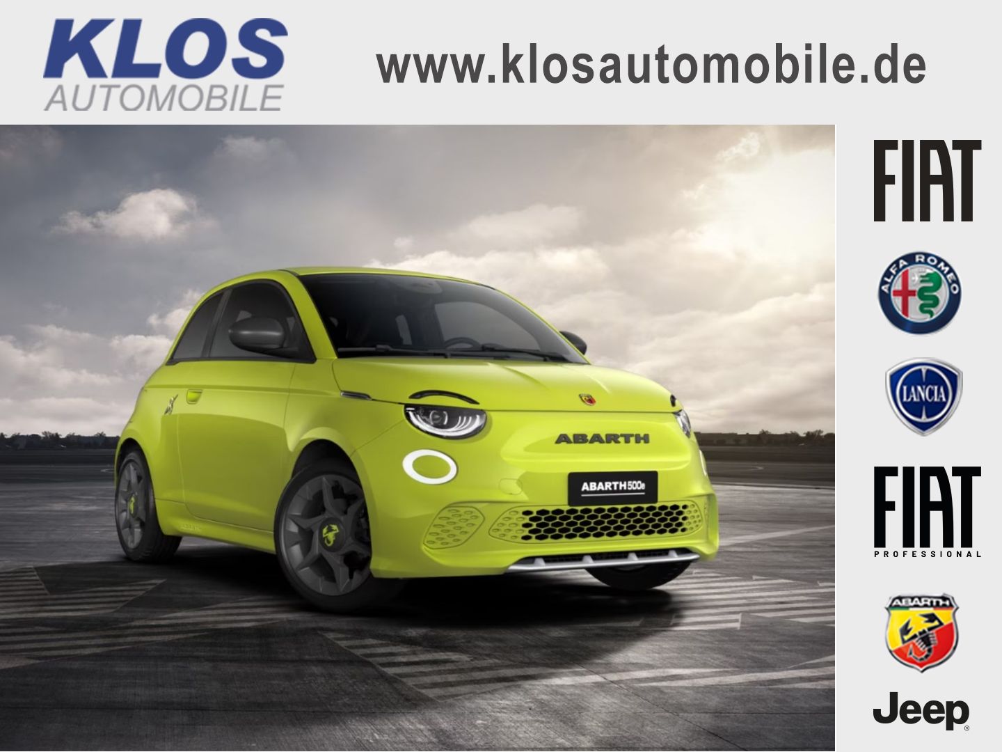 Abarth 500e 42kWh **ab 243,18€ leasen** NEUWAGEN
