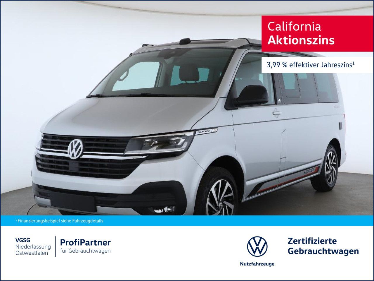 Volkswagen T6.1 California Beach Edition AHK LED ACC Navi