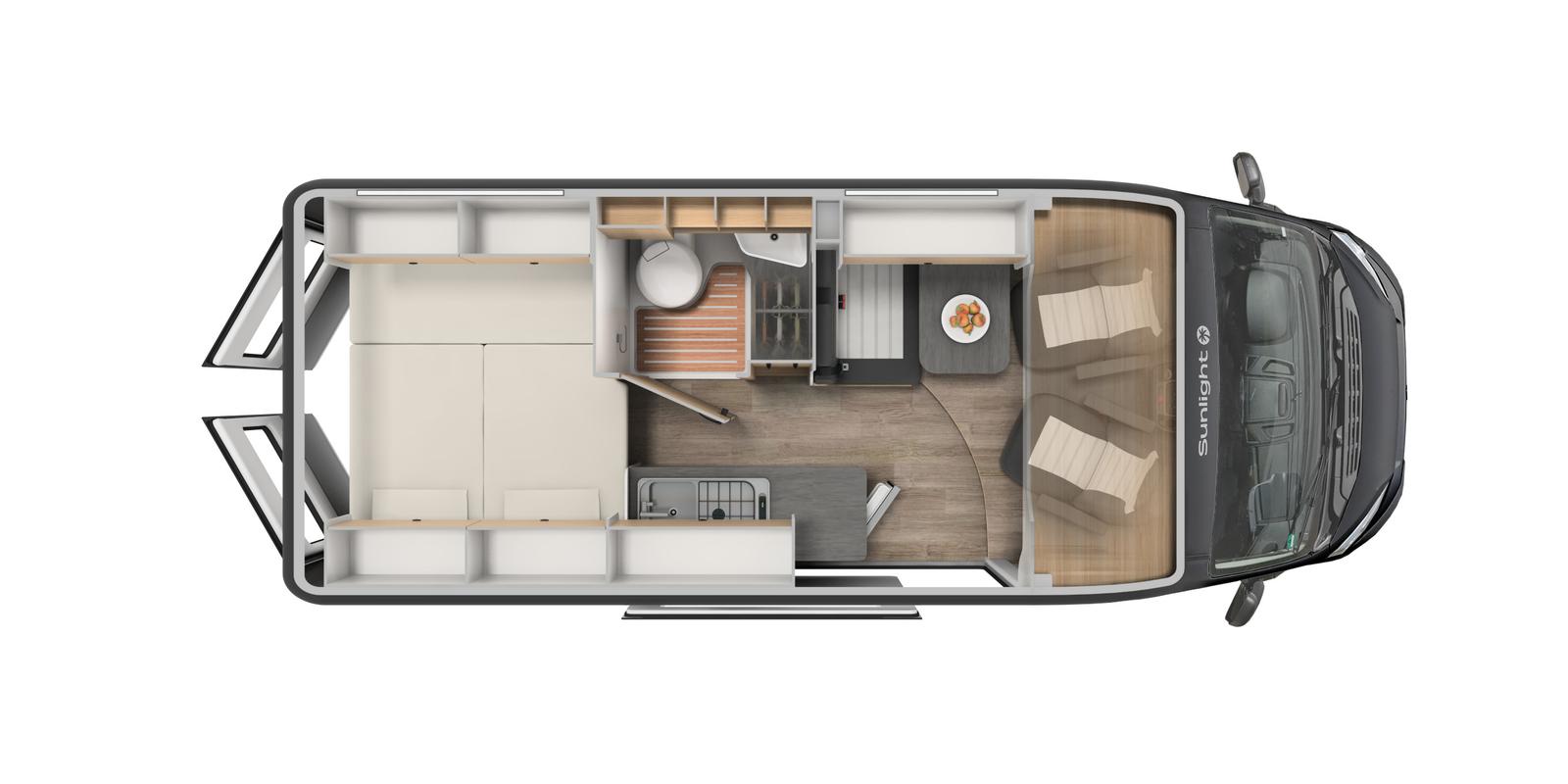 Sunlight Cliff 600 RT Adventure, 3,5tMaxi,Navi,TV,18",AHK