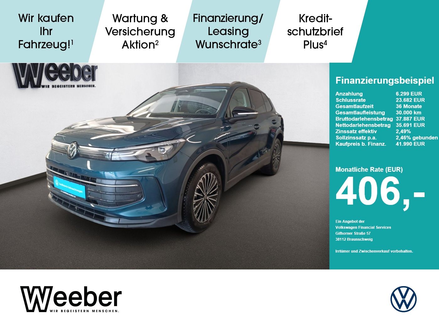 Volkswagen Tiguan eHybrid ENERGY *AHK*360°CAM*KESSY*NAVI*