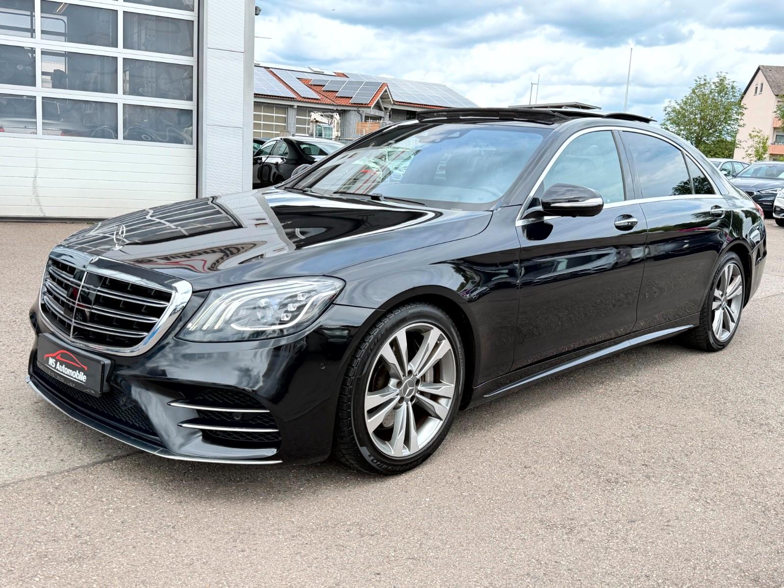 Mercedes-Benz S 350d Lang AMG Line FondEnter_HeadUp_Pano_Stand