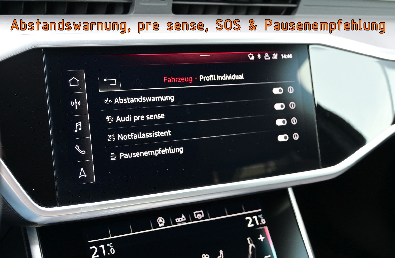 Fahrzeugabbildung Audi A6 55 TFSI Avant qu. S-LINE °ACC°AHK°STANDHEIZ°