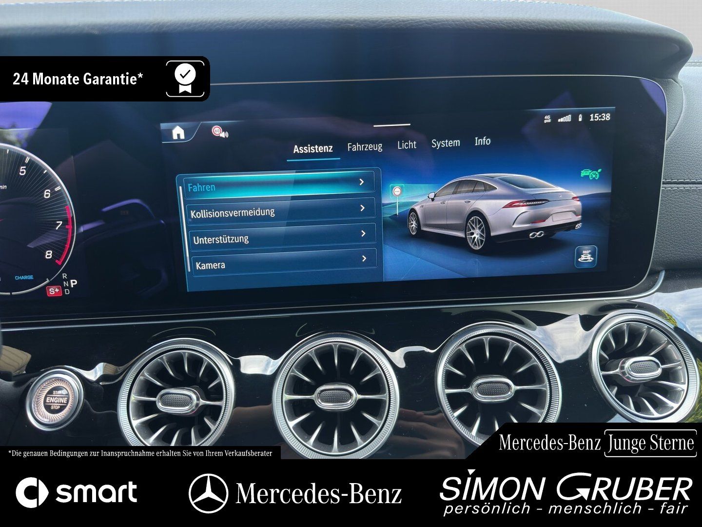 Fahrzeugabbildung Mercedes-Benz GT 53 4M AMG Night Massage Servoschließen Schieb