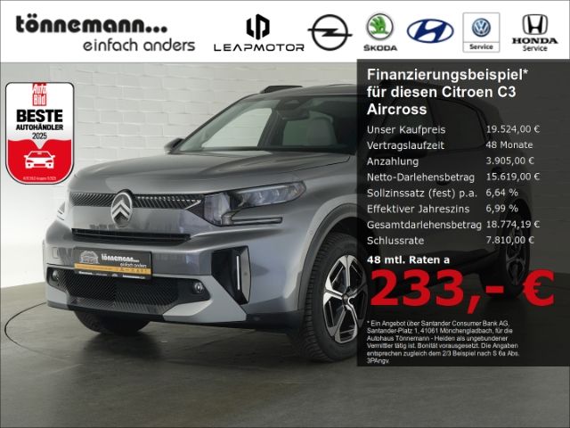 C3 Aircross HYBRID MAX eDCT+NAVI+RÜCKFAHRKAMERA+