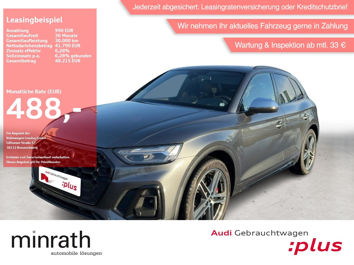 Audi SQ5 3.0 TDI Q MATRIX+APP+DAB+AHK+HUD+PANO+SHZ