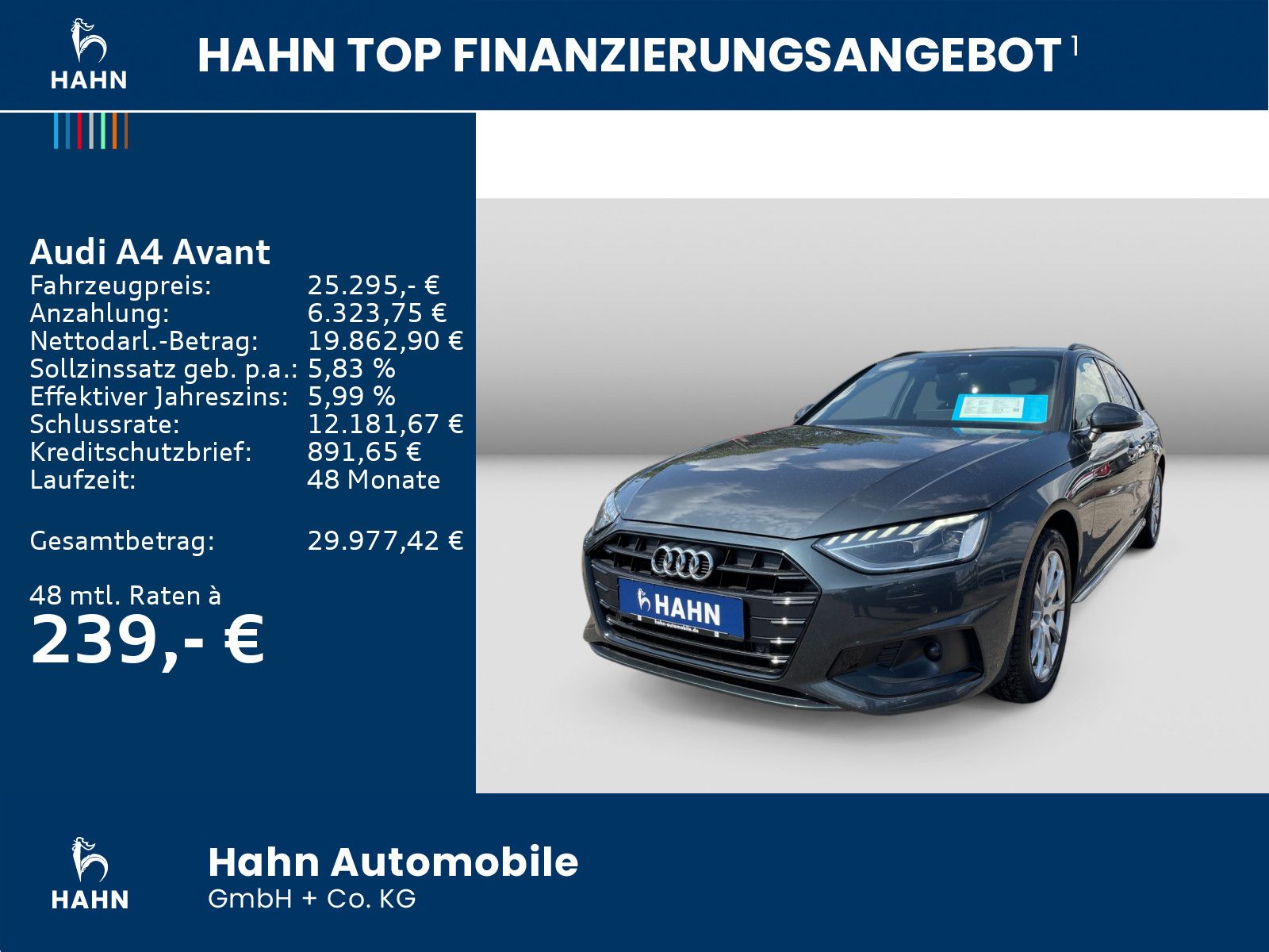 Audi A4 Avant advanced 30 TDI S-tronic AHK LED Navi P imagem 2