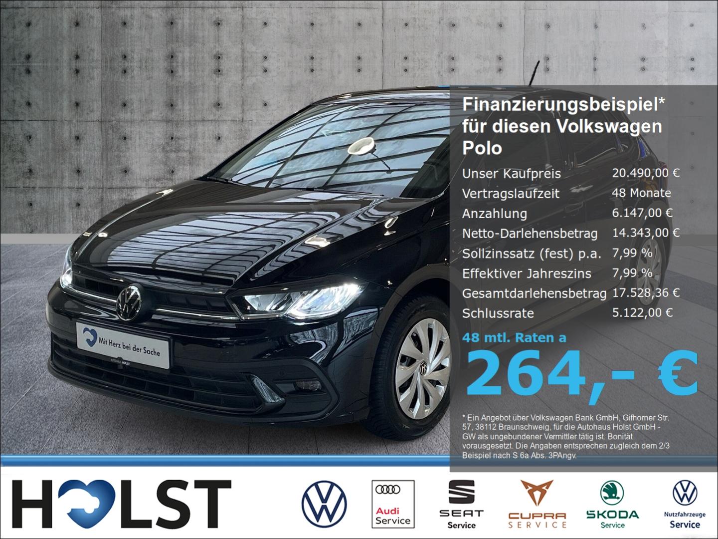 Volkswagen Polo 1.0TSI Life, ACC, NAV, App-Connect,Sitzhz.