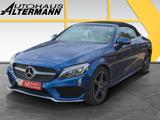Mercedes-Benz C 200 Cabrio AMG Line - mit Benzin-Antrieb: Blau, Teilleder, Cabrio