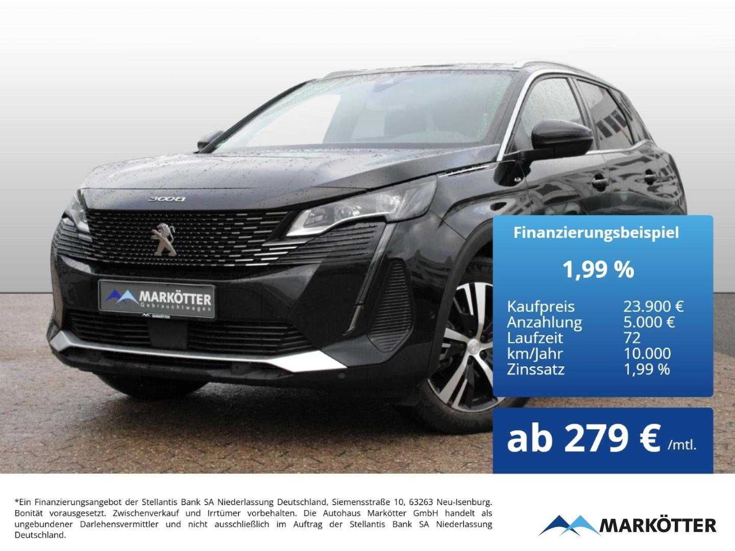 Peugeot 3008 GT Hybrid 136 e-DSC6 ACC/AHK/SHZ/CAM/KEYLES