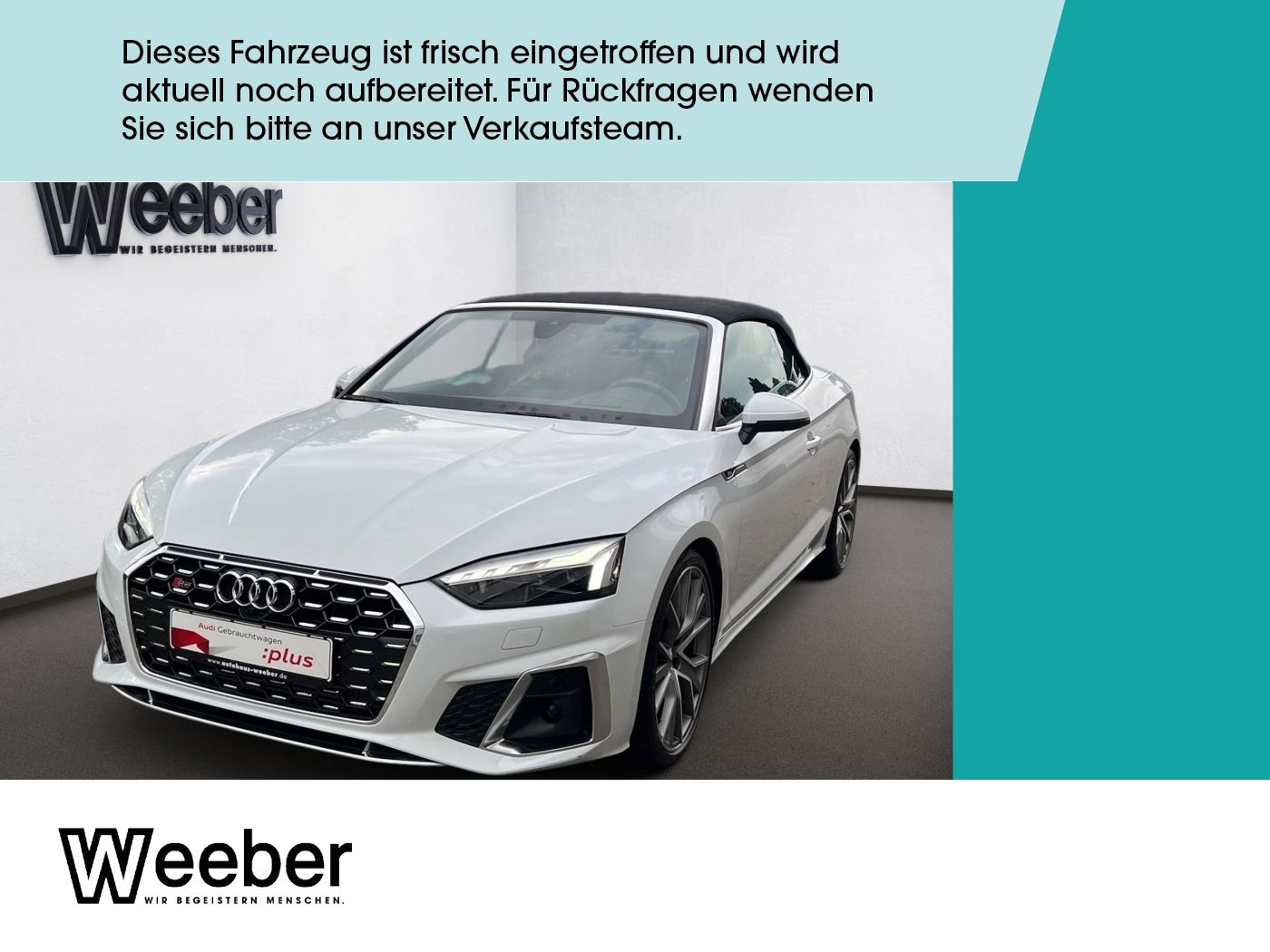 AUDI S5 Cabriolet quattro *B&amp;O*HUD*360° CAM*MATRIX*NA