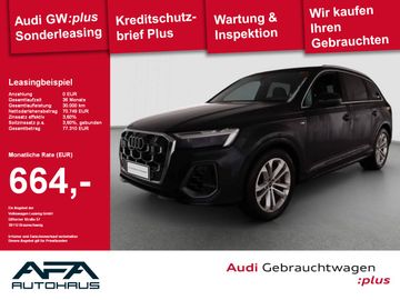Audi Leasingangebot: Audi Q7 55 TFSI qu. tiptr. S-Line*Matrix*Luft*7Sitze