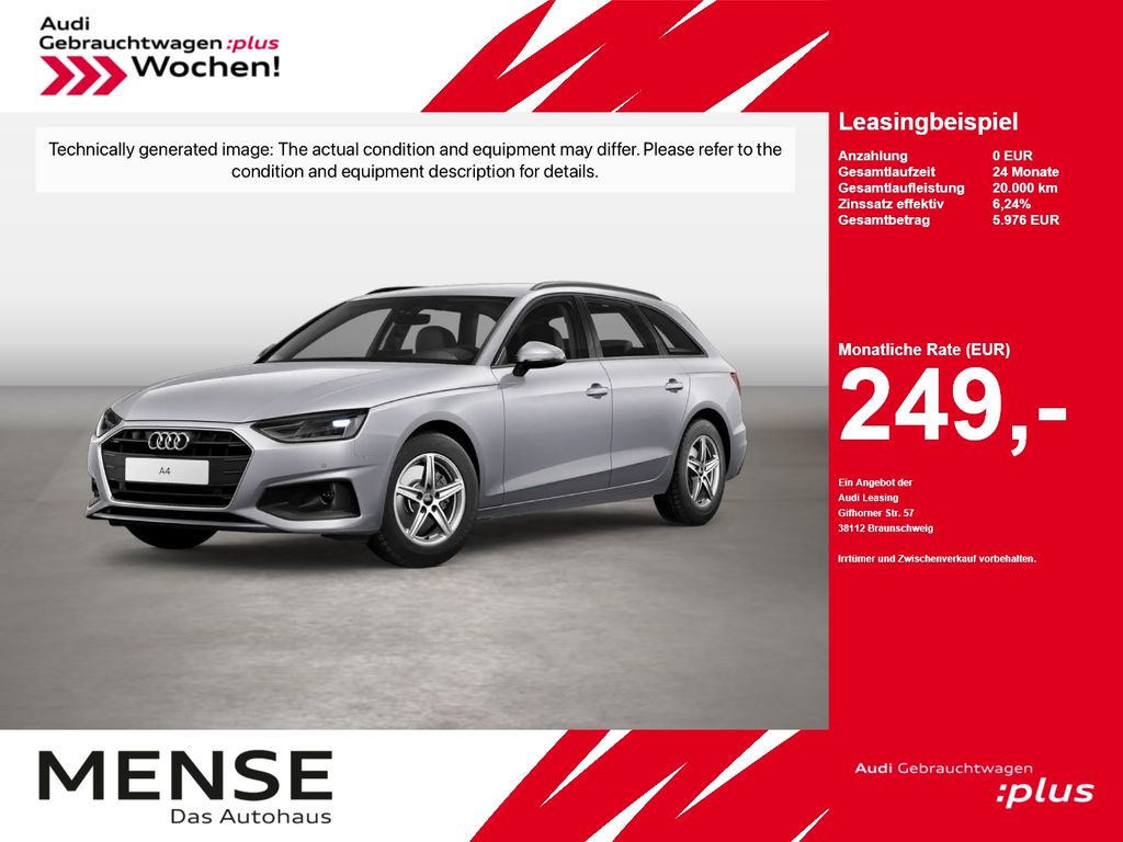 Audi A4 Avant 30 TDI S tronic ACC Navi Akustikglas LM